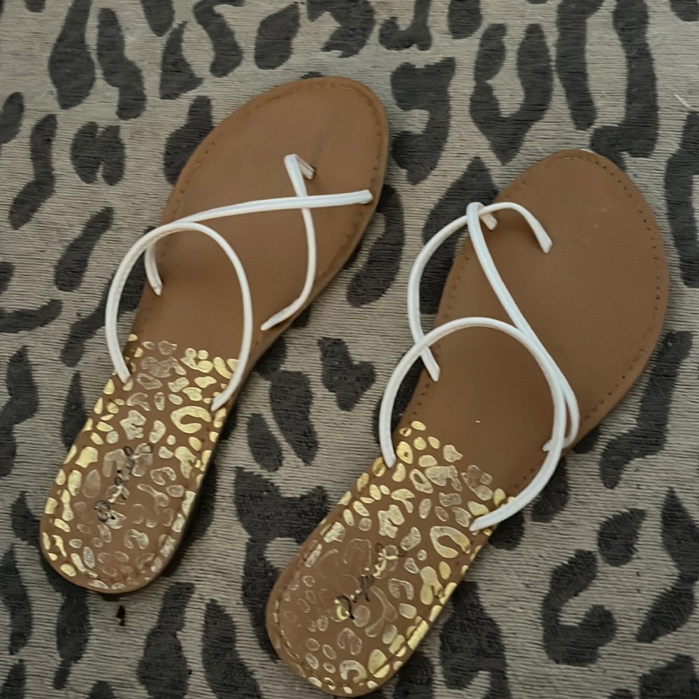 Womens white sandals